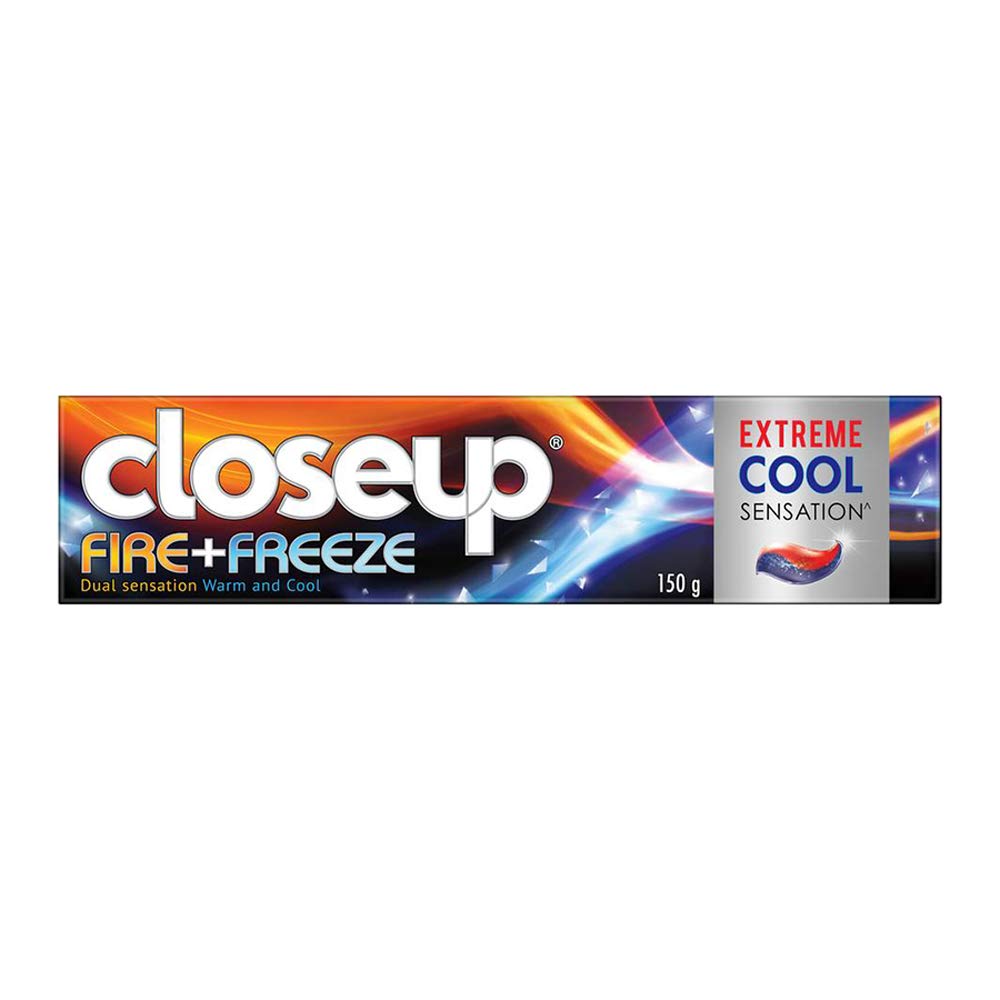 Closeup Fire Freeze Gel Plaque Removal Toothpaste (150 gm)