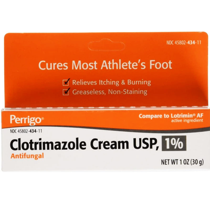Clotrimazole Cream 1% Antifungal Relief 30 Gram Tube (Rx)