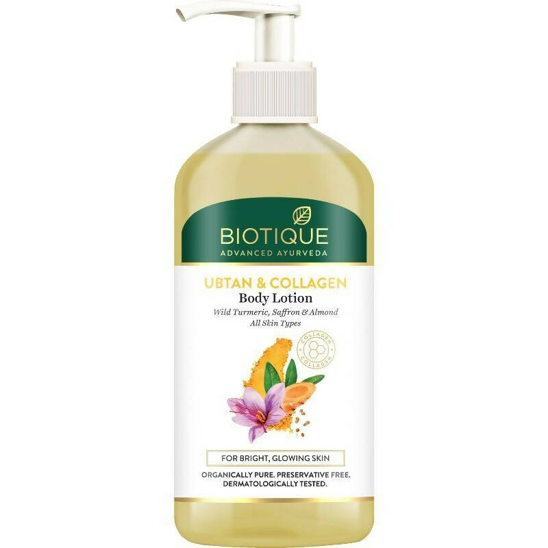 Biotique Advanced Ayurveda Ubtan & Collagen Body Lotion
