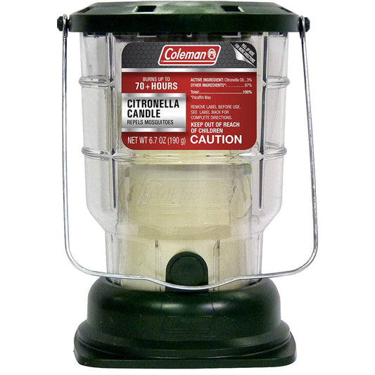 Coleman Citronella 70 Plus Hour Lantern Candle 6.7 oz