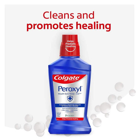 Colgate Peroxyl Sore Mouth Oral Rinse 16 oz
