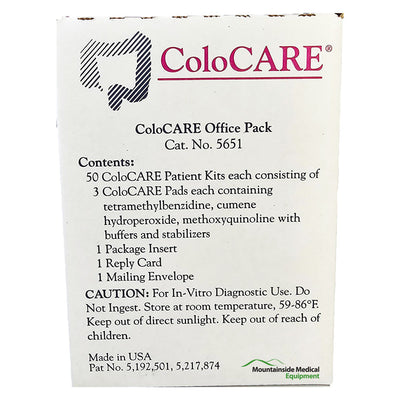 ColoCare Office Pack, 50 Single Test Kits