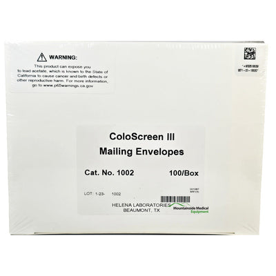 ColoScreen III Mailing Envelopes 100/Box