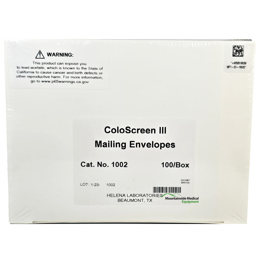 ColoScreen III Mailing Envelopes 100/Box