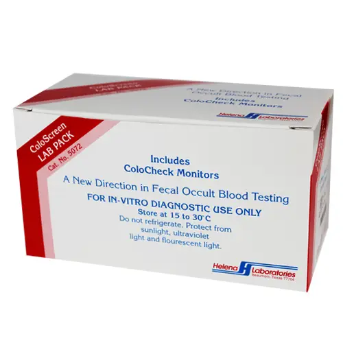 ColoScreen Occult Blood Tests 100 Slides, 2 x 15mL Developers, Applicators, 100/bx