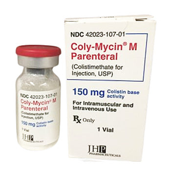 Coly-Mycin M Parenteral 150mg (Colistimethate for Injection) Lyophilized Powder (RX)