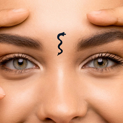 Comet Busters Black Snake PVC Bindis 20mm – Reusable Bindi BIN269
