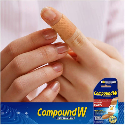 Compound W One Step Wart Removal Invisible Pads 14 Count