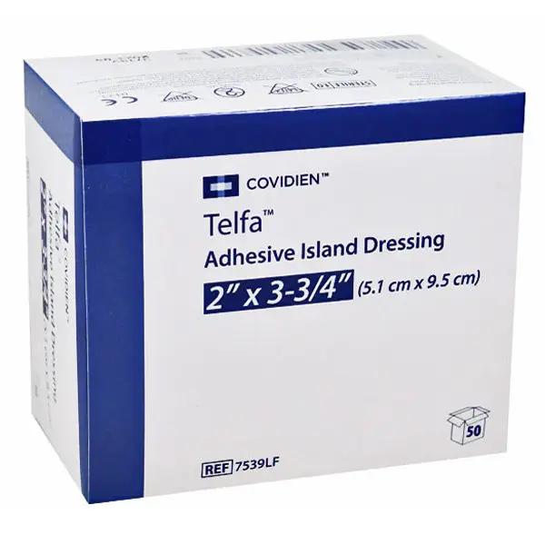 Telfa Adhesive Island Dressing 2 x 3.75 inches, Sterile