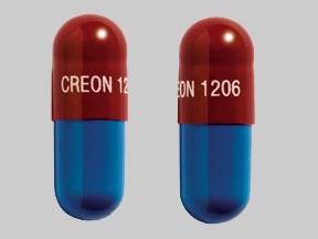 Creon DR (Pancrelipase) Capsules 6000 USP Units 100/Bottle (RX)