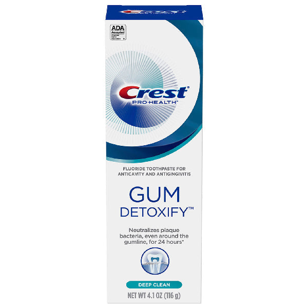 Crest Gum Detoxify Toothpaste Deep Clean 3.7 oz