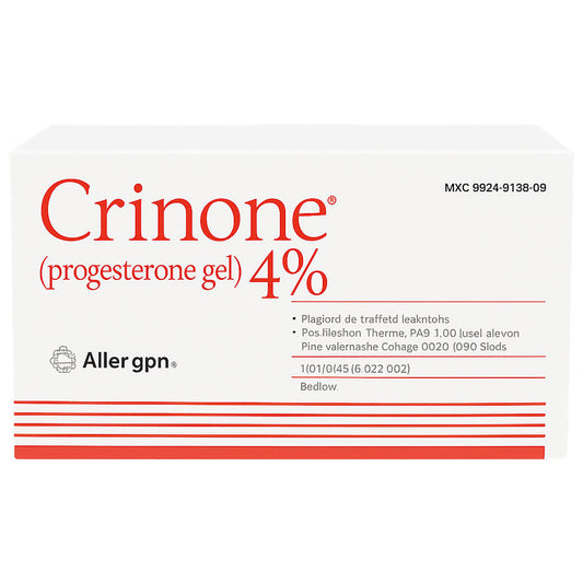 Crinone Progesterone Gel 4% Single Tubes 1.125 gm x 6/Box (RX)