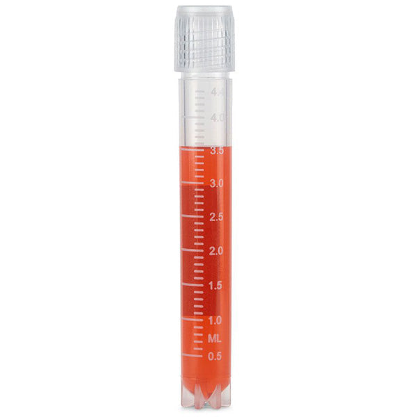 Cryogenic Vials Diamond Essentials, Exteral Threads, Conical Bottom, Self-Standing, Sterile