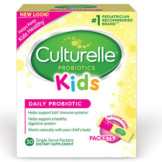 Culturelle Kids Daily Probiotic Packets with Lactobacillus GG, 30 Count