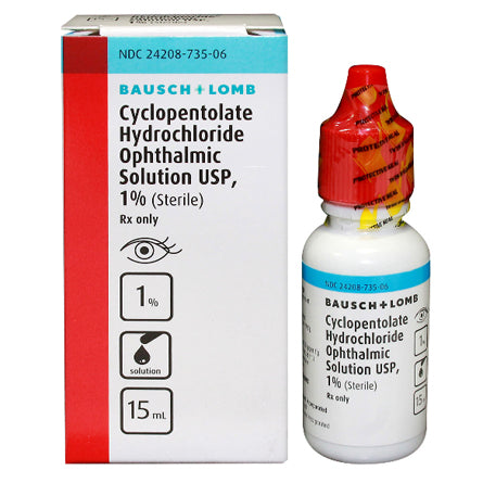 Cyclopentolate Hydrochloride Ophthalmic Solution Eye Drops 1% (Dilate Eye Drops)