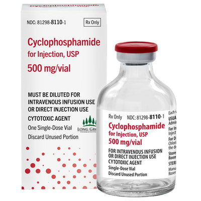 Cyclophosphamide Injection 500 mg Single-Dose Vial by Long Grove (RX)