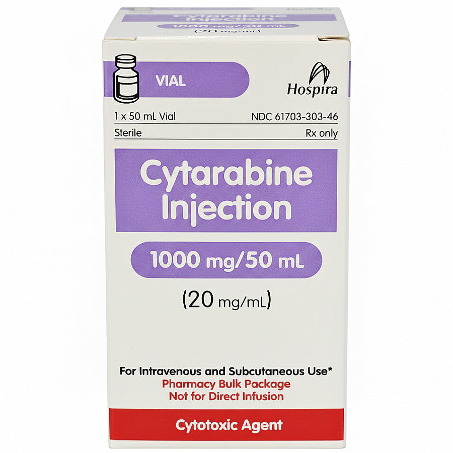 Cytarabine Injection 1000 mg per 50 mL Multi-dose Vial  50 mL by Pfizer Injectables (RX)