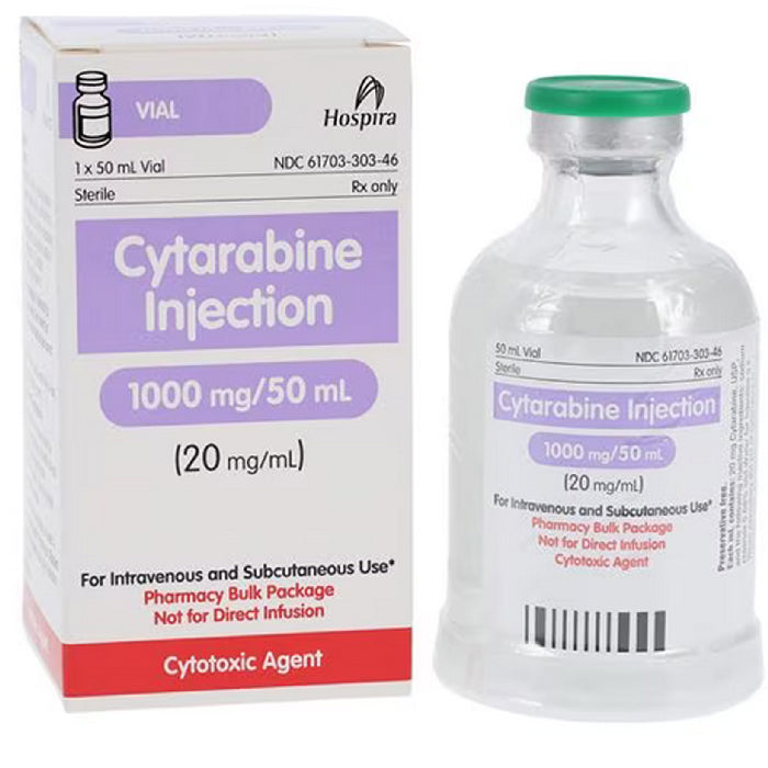 Cytarabine Injection 1000 mg per 50 mL Multi-dose Vial  50 mL by Pfizer Injectables (RX)