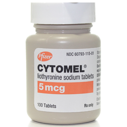 Cytomel Liothyonine Sodium Tablets 5 mcg Pfizer (Rx)