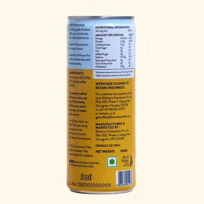 Blue Tokai Cold Brew Coffee Classic Light Can