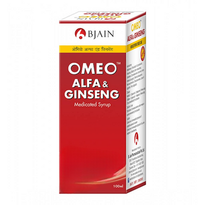 Bjain Homeopathy Omeo Alfa & Ginseng Syrup