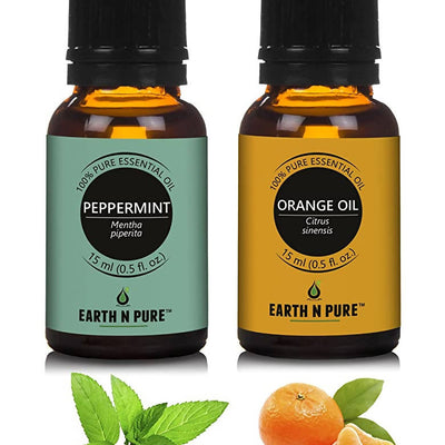 Earth N Pure Orange & Peppermint Essential Oils