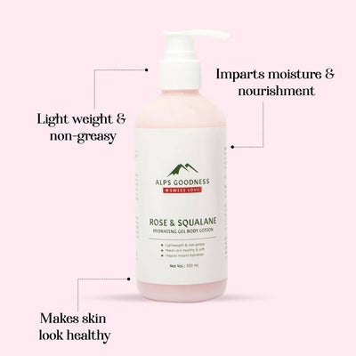 Alps Goodness Rose & Squalane Hydrating Gel Body Lotion