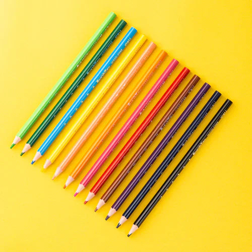 Deli-EC113-24 Colored Pencil, 24 Colored Pencil - Color May Vary