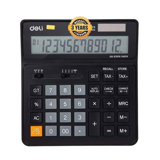 Deli WM01020 DESKTOP CALCULATOR, 12 DIGIT - Color May Vary