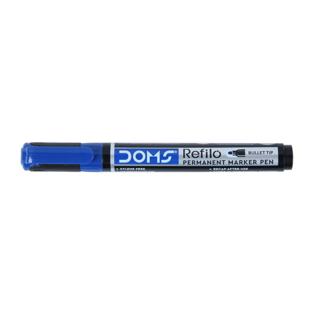 Doms Refilo Non-Toxic Hi-Tech Refillable Permanent Marker Pen