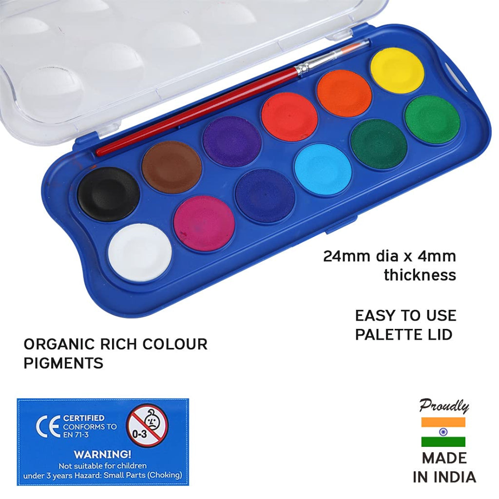 Doms Aqua 12 Shades Watercolour Sketch Pen Set