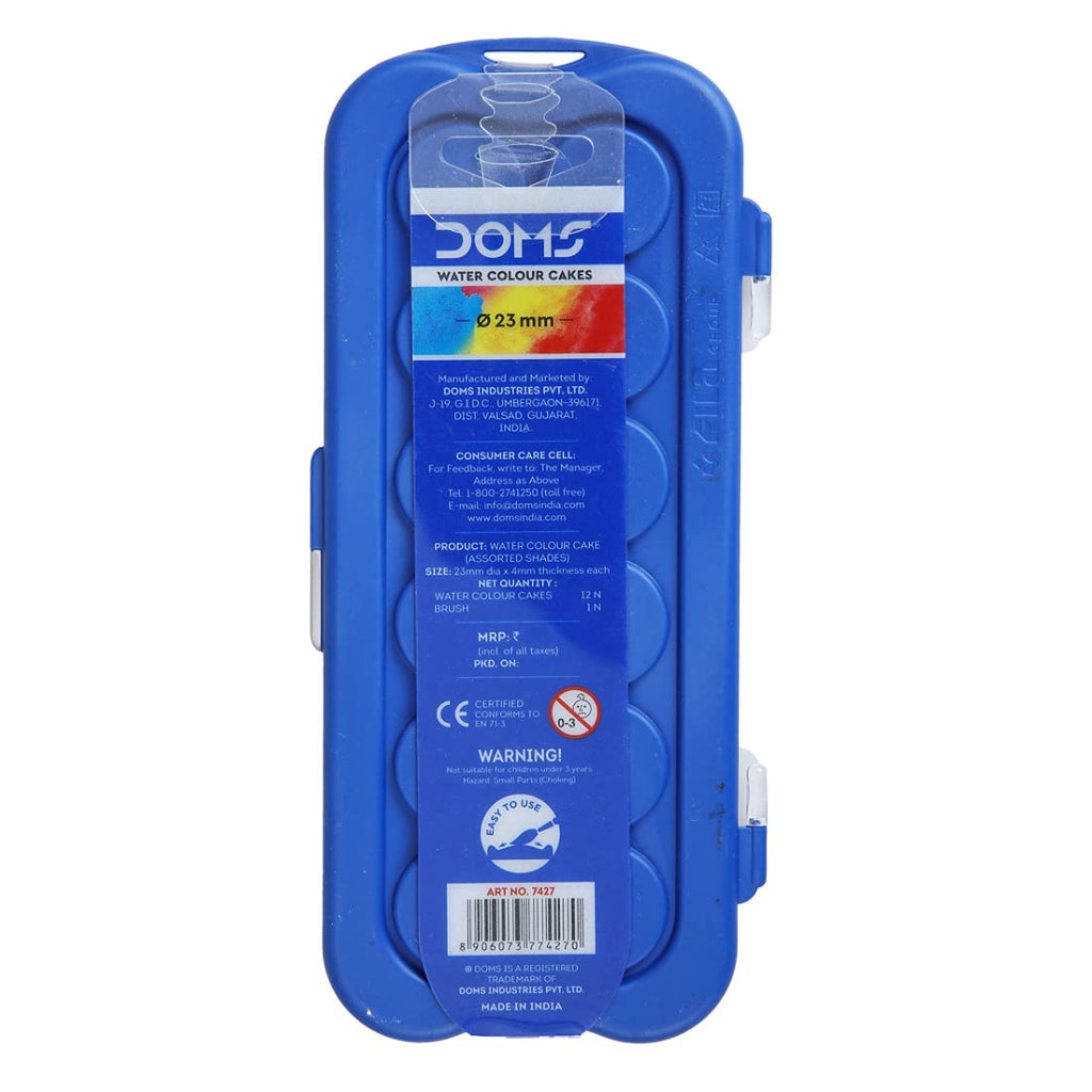Doms Aqua 12 Shades Watercolour Sketch Pen Set