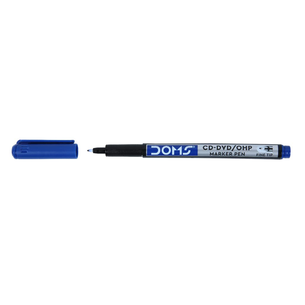 Doms Cd-Dvd/Ohp Marker Pen - Blue