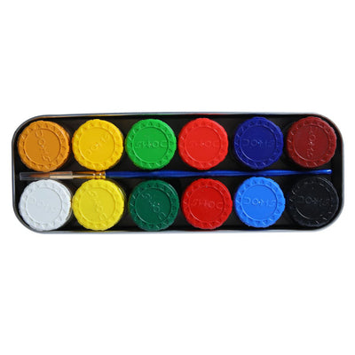Doms Premium Poster Colour 12 Shades- Assorted (8111)