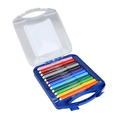 Doms Sketch Max Jumbo Pen - 5Mm Tip - 12 Shades - With Carry Case