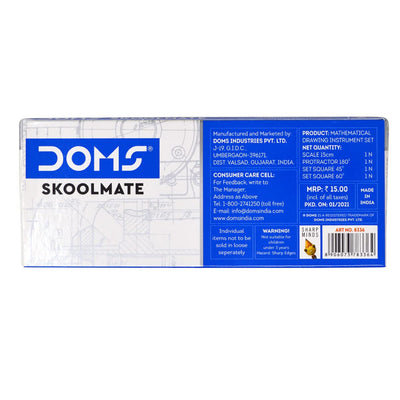 Doms Skoolmate Mathematical Drawing Instrumet Set
