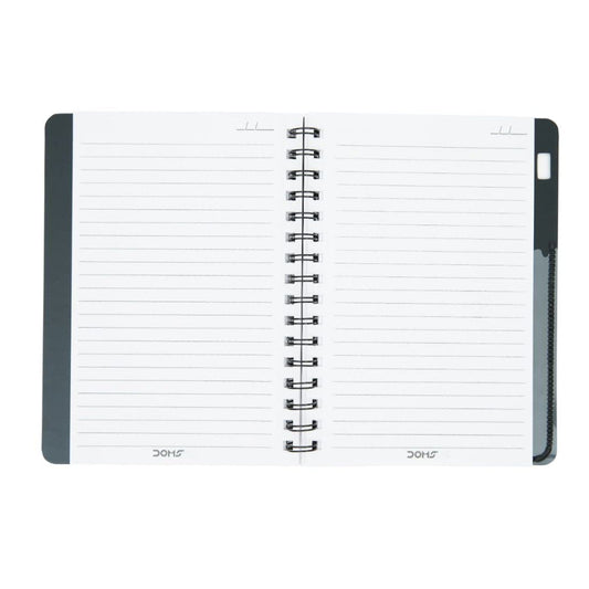 Doms 70GSM 1 Subject Ruled Wiro Binding Notebook - 160 Pages, Pack of 1