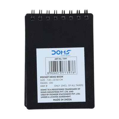 Doms Wiro Binding Notebook -  Pocket Book