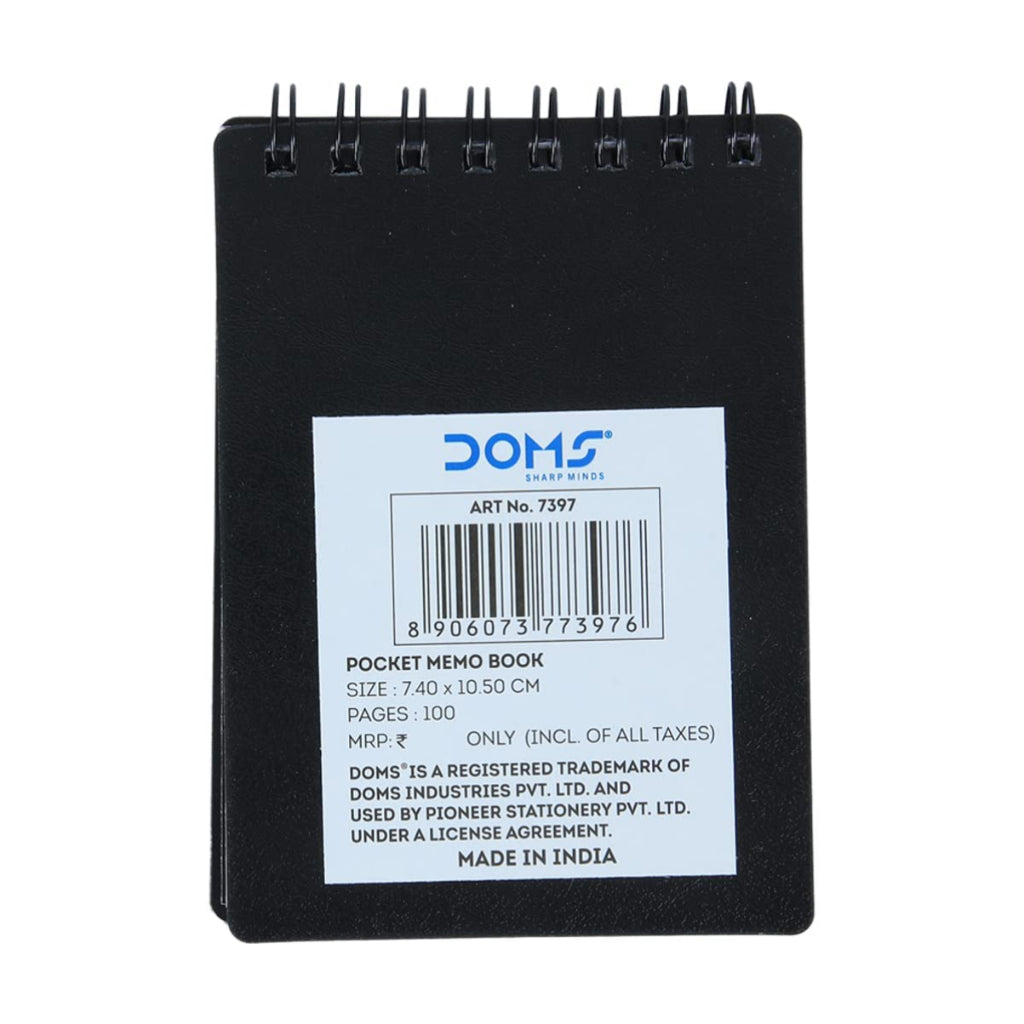 Doms Wiro Binding Notebook -  Pocket Book