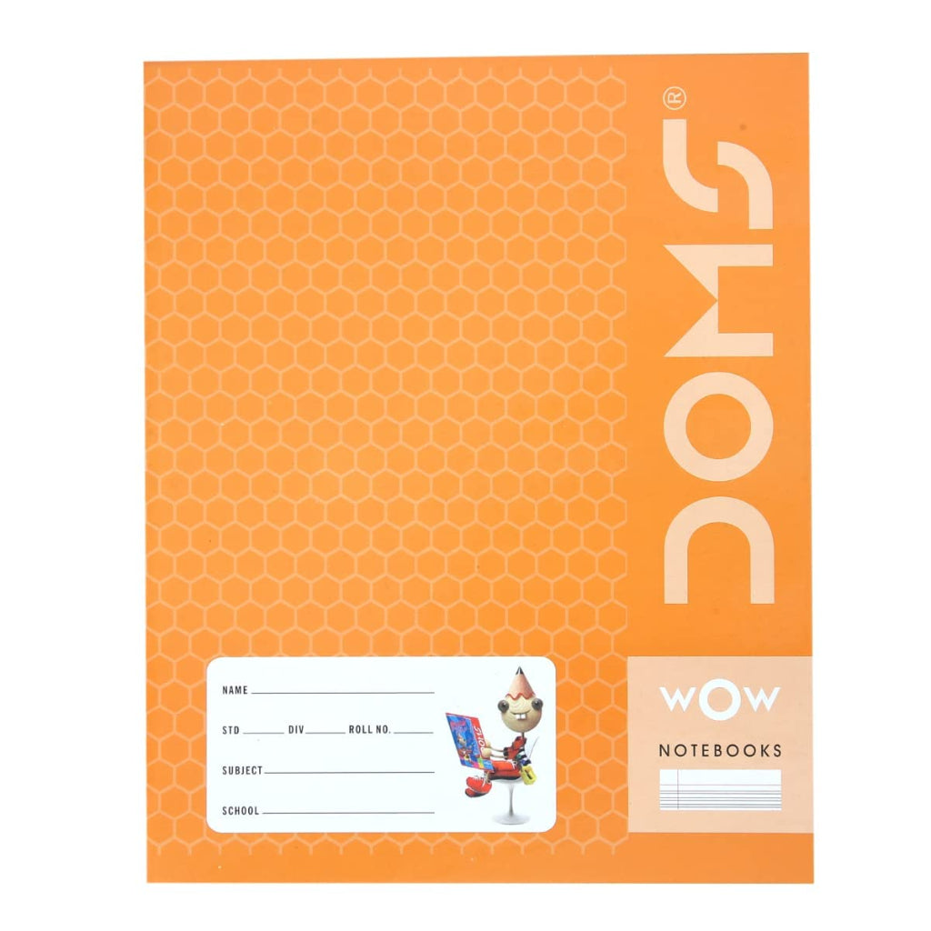 Doms Brown Cover Notebook - Double Line