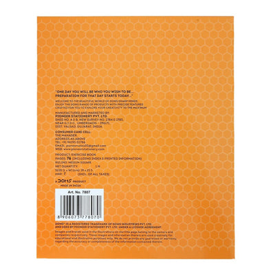 Doms Brown Cover Notebook - Medium Square 12Mm
