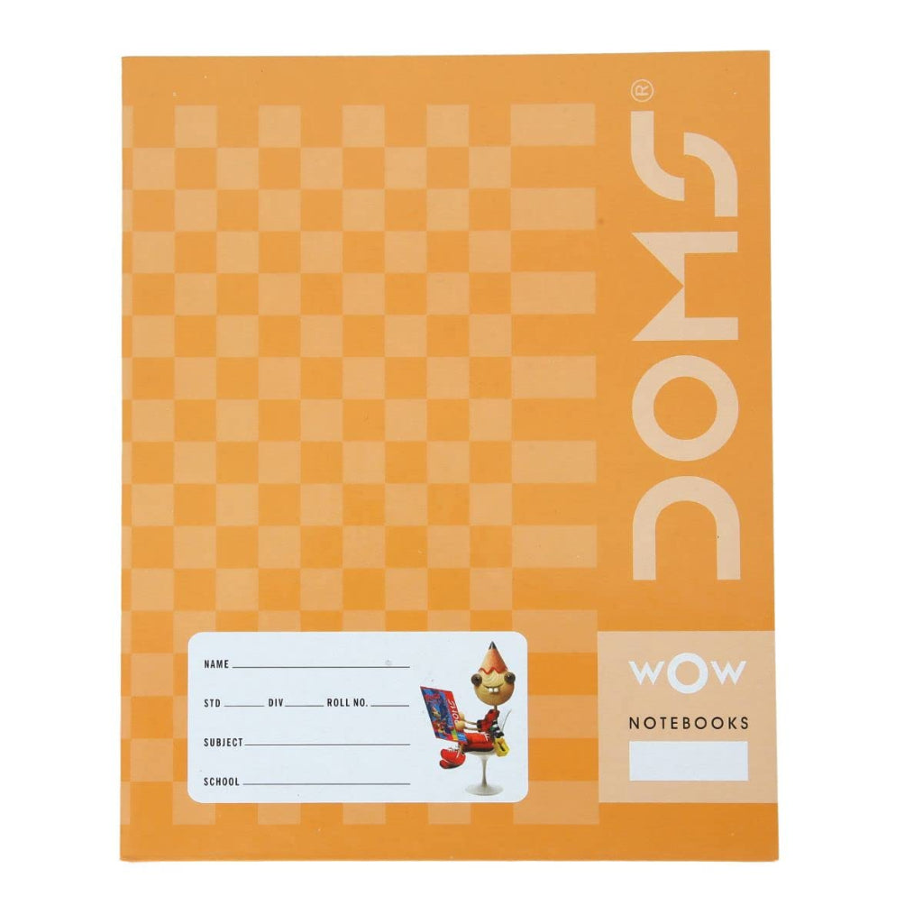 Doms Brown Cover Notebook - Plain