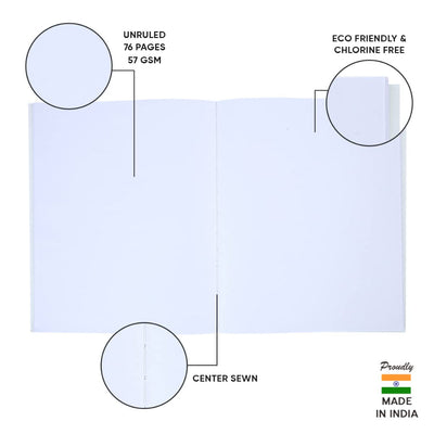 Doms Brown Cover Notebook - Plain