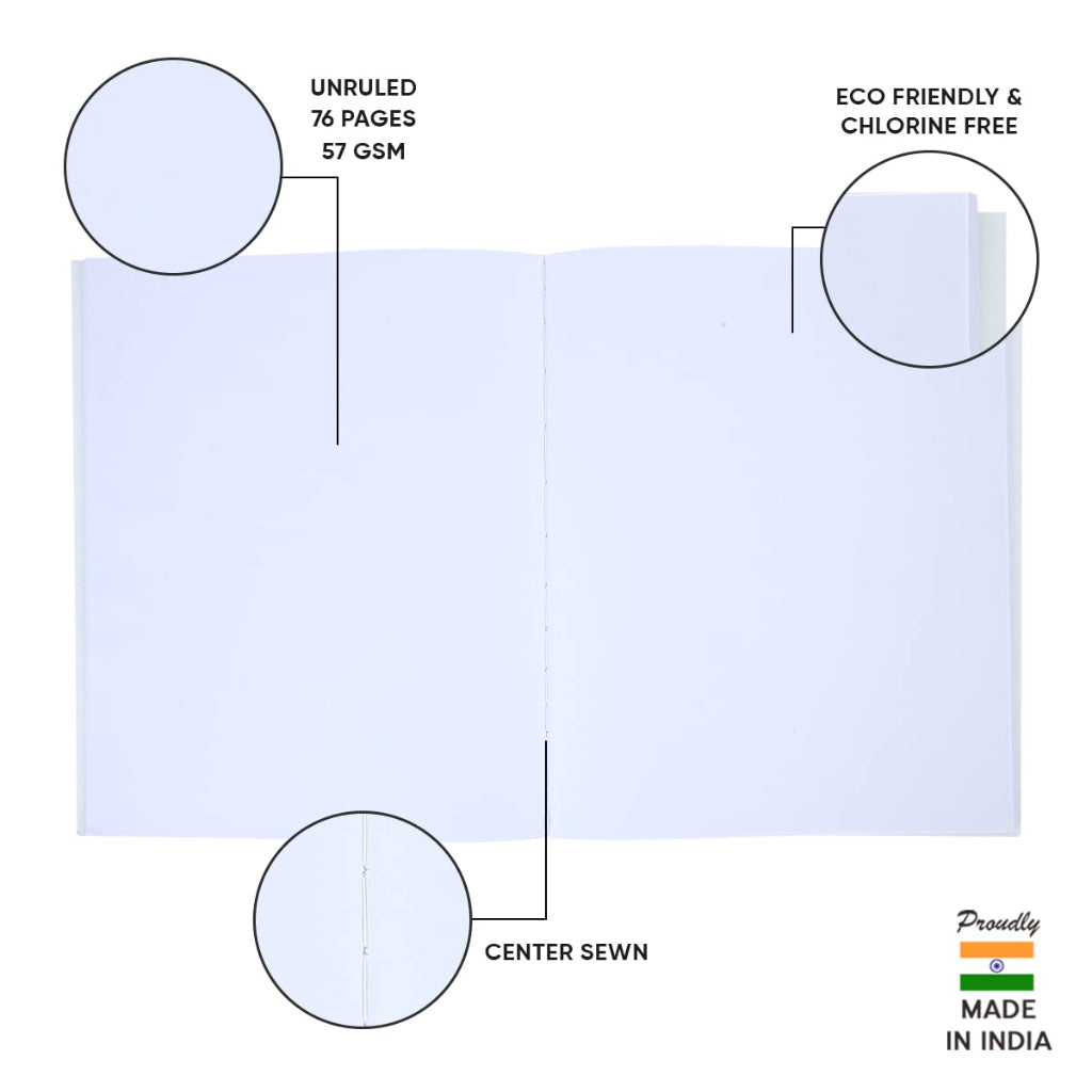 Doms Brown Cover Notebook - Plain