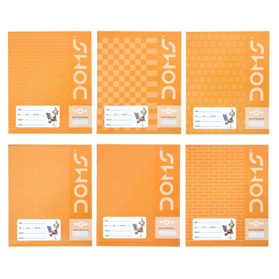 Doms Brown Cover Notebook - Unruled
