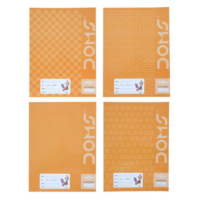 Doms Brown Cover Notebook - A5 - Single Line