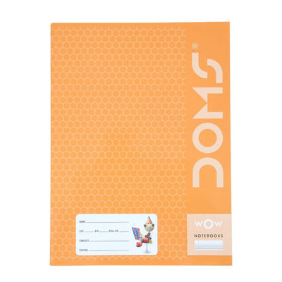 Doms Brown Cover Notebook - Double Line
