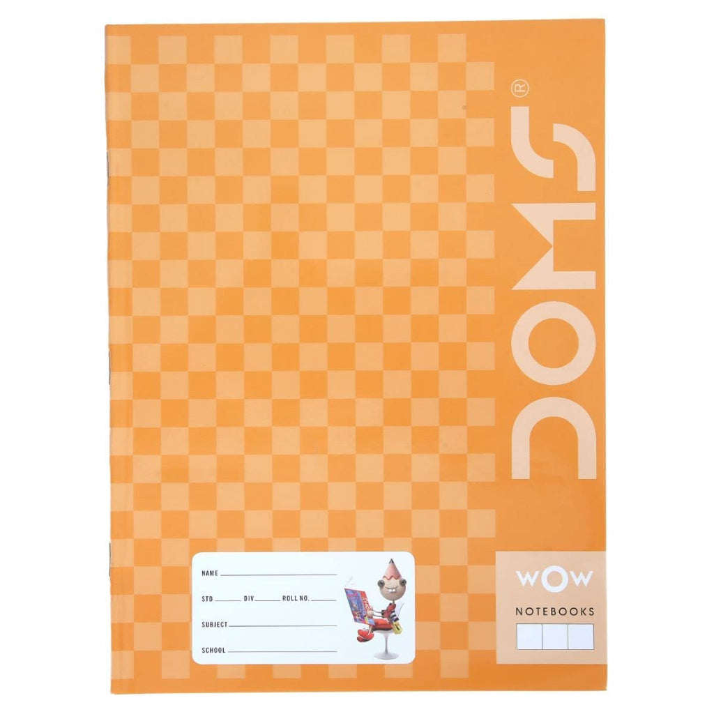 Doms Brown Cover Notebook - Medium Square 12Mm