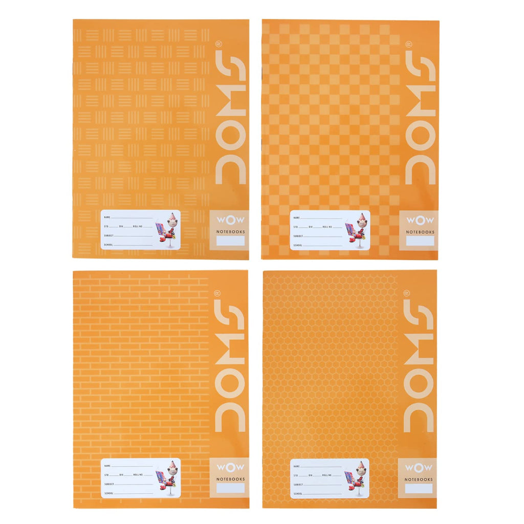 Doms Brown Cover Notebook - A5 - Unruled