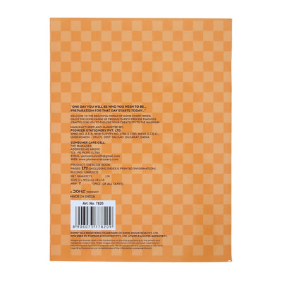 Doms Brown Cover Notebook - 24 x 18 cm - Unruled